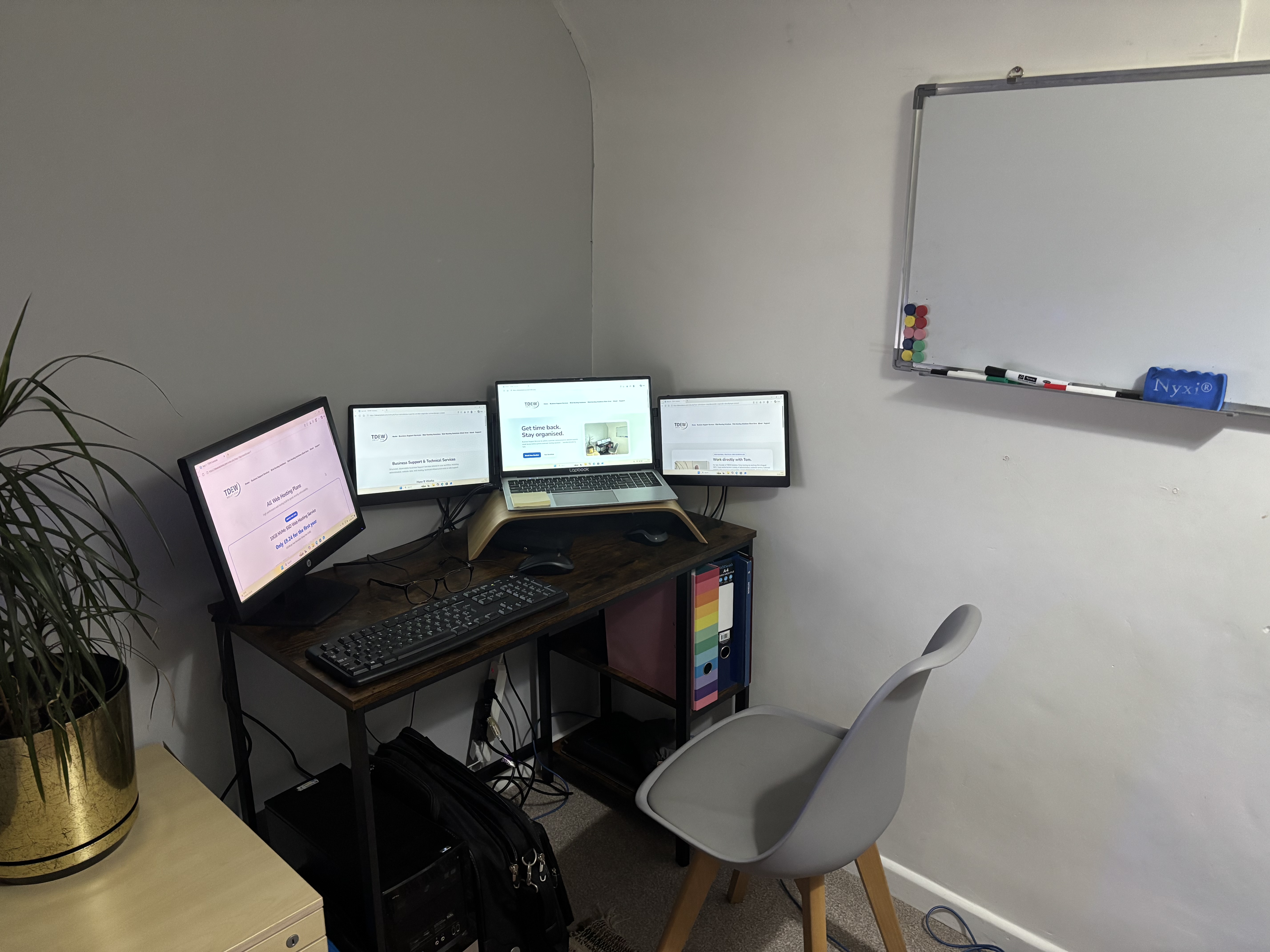 Business workspace representing TDEW Solutions business support services